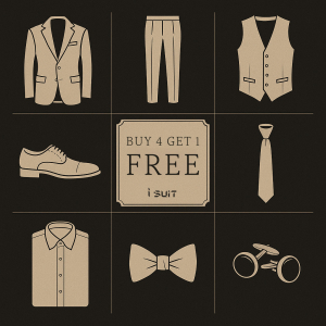 五月限定｜任選四件 其中一件我們請客